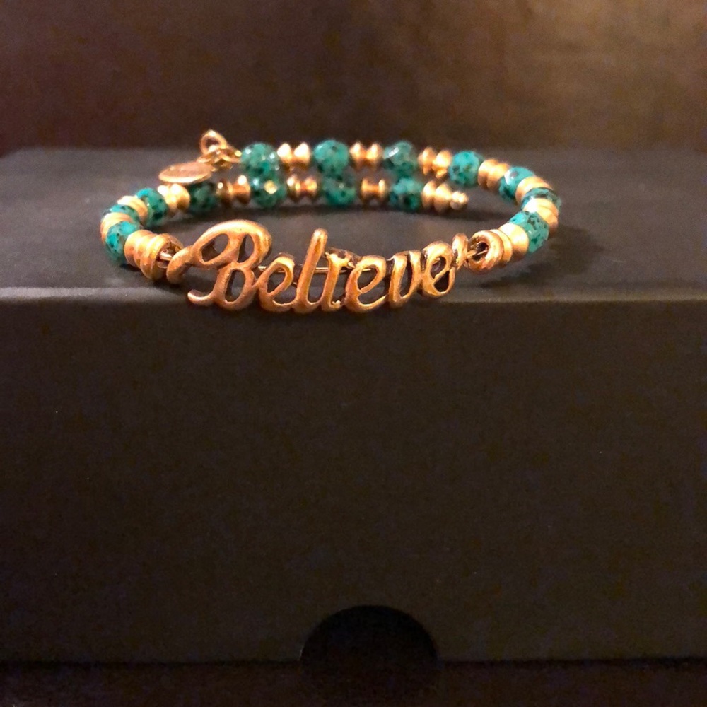 Auth Alex and Ani Disney Believe wrap bracelet
